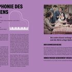 Titel: "SYMPHONIE DES HERZENS". Regie: Charles Vidor. Besetzung: Elizabeth Taylor, Vittorio Gassman, Louis Calhern.  
Genre: Drama, Romanze.  
Ein Foto zeigt sechs Personen um einen Tisch.