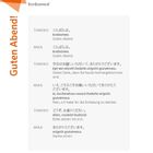 Kapitel 12: "Guten Abend!"; Dialoge auf Deutsch und Japanisch zwischen Tomoko und Mika; Nummer 30 unten links.