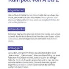 Seite 74. „Ruhrpott von A bis Z“ erklärt Begriffe: abgrätschen, Achseldackel, anbaggern. Definitionen und Beispiele sind inkludiert.