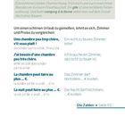 KULTURTIPP: Alternative Übernachtungen in Frankreich. Beispielphrasen für Zimmerpreise auf Französisch mit Übersetzung.