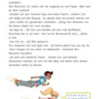 „Setze Doppelpunkte, Anführungszeichen und Satzschlusszeichen.“ Unten eine Illustration von zwei fliegenden Kindern in Superheldenkostümen.