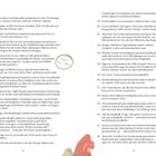 Seite 20. Wichtige Benimmregeln im Alltag. Skizzen: Herz, "Hallo Herr Ober", Sprechblase „Wie geht’s?“. Blätterverzierung.