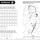 Der Rätselclub 10. Zahlen. Verbinde Punkte der Zahlen. Fertig? Dann los, bevor das Haus schlimmen Schaden anrichtet ...