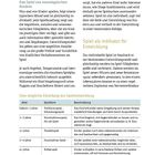 "Wahrnehmungs- und Lernbesonderheiten", Text über kindliche Spiel- und Entwicklungsphasen, Tabelle zur "Spielentwicklung".