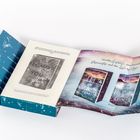 "Große Gefühle und hinreißende Romantik auf der Isle of Skye", zwei Bücher auf Seehintergrund, farbenfrohe Gestaltung.