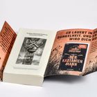 Covertext: "In dieser Kleinstadt darfst du niemandem trauen...", "Er lauert in der Dunkelheit. Und er wird dich holen." Buch: "Eleven" von Robert Gold.