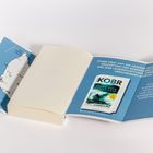 Text: "STURM ZIEHT AUF... VERSCHWINDET SPURLOS... KOBR STURM ÜBER CHRISTIANSØ". 
Links Karte, rechts Buchwerbung.