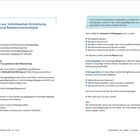 Methode: Impulsfragen zur Erstellung einer Risiko- und Ressourcenanalyse. Flip-Chart, Papier, Stifte.