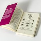 Links: „Gelassenheit macht stark“, recht: Diagramm „Stressreaktion“. Buchseiten mit Text und Bildern.