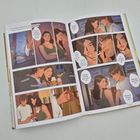 Ein Comic mit zwei Personen. Dialoge über Identität und Gefühle, Eis essen, Buch in der Hand, innige Blicke.