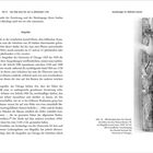 Texte handeln von archäologischen Funden in Megiddo. Rechts: Schwarz-weiß-Foto eines langen, schmalen Elfenbeinkästchens.
