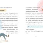 „Es hat Minusgrade.“ Illustration: Vater mit Handy, bärtig, sitzt auf Sessel; Illustrationen von Erdnüssen und einer Figur.