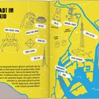 Es ist eine Karte mit Tokios Highlights: Ghibli Museum, Godzilla, Tokyo Skytree, Toyosu-Fischmarkt, Disneyland und mehr.