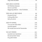Inhaltsverzeichnis mit Kapitelüberschriften wie "GEHEILIGT WERDE DEIN NAME" und "DEIN REICH KOMME". Seitenzahlen folgen.