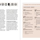 Texte beschreiben die "7 goldenen Tipps" für Ersthelfer und enthalten eine Schritt-für-Schritt-Anleitung. Oben Symbole.