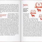 Links: „Tasche und Mini-Luftmatratze in einem“. Rechts: Kuhnamen-Hitparade: 1. Bella, 2. Fiona, 3. Bianca.