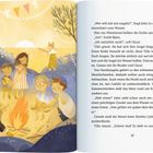 Text: „Freund haben. So wie ihr alle. Björn und Oscar. Und du, Kari und Tilla.“
Illustration: Familie in einem gemütlichen Raum.