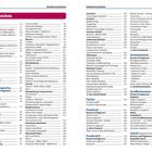 Text zeigt ein Inhaltsverzeichnis mit Ländern wie Albanien, Alpen, Baltikum. Unterkategorien listen Themen und Autoren.