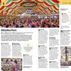 Oktoberfest: Informationen zur Anfahrt, Geschichte, Attraktionen und Brauereien. Bild von bunt geschmücktem Festzelt.