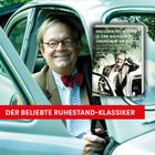 "Das Leben ist vor dem 12. und nach dem 65. Lebensjahr am besten." Ein lächelnder Mann im Anzug sitzt in einem Auto.
