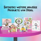 Oben steht "Entdecke weitere mausige Produkte von Diddl". Darunter sind verschiedene Diddl-Produkte auf einem pinken Tisch arrangiert.