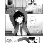 Text: "NGH...", "Huah...", "RYOUKA TSURUMI (16) 2. Jahr Oberschule", "Wieso bin ich in Uniform eingeschlafen?!", "Hä?!". 
Manga-Stil mit Mädchen im Zimmer.