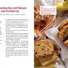 Bananenkuchen mit Nüssen und Cranberrys. Rezept, Zutaten und Zubereitungsschritte. Tipp: Alternative Zutaten genannt.