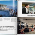 Texte: "I am catering for people’s dreams." – Harry Saltzman, Producer. Szenen von Dreharbeiten und einer Dialogszene.