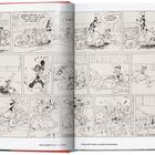 Comic mit Disney-Figuren. Goofy und Donald Duck sind in einer humorvollen Szene mit einem Auto im Schlamm.