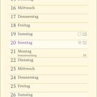 Kalenderblatt für Juni mit Wochentagen, Daten und Mondphasen. Oben und unten sind Blumen-Illustrationen in sanften Farben.