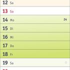 Kalender für Juni 2027 zeigt Tage von 01 bis 30 mit Wochentagen. "Sommeranfang" ist am 21. Juni markiert.