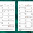 Ein Kalender für die Monate Januar bis Juni 2027 mit Feiertagen in Rot markiert. Feiertagslegende unten.