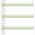 Kalender vom Juni. Illustration: Frau auf Bank, sagt: „Das glaubt mir keiner, ich steh total auf Rentner.“ Mann daneben: „Und mir glaubt keiner, dass ich schon fünfundsechzig bin!“