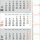 Kalender für Juni, Juli, August 2027 mit Wochentagen. Besondere Daten: Sommeranfang 21.6., Nationalfeiertag 1.8.