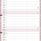 Kalender für Juni mit Datum und Wochentagen. Platz für Notizen. Symbole für Mond- und Sonnenphasen.