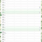 Kalender für Juni mit Wochentagen, Datum und Notizen. Blumengrenze mit weißen Blumen und grünen Blättern.