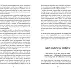 "Neid und sein Nutzen. Neid verweist auf ein Nein, das du dir selbst gegeben hast. (…) Solange du im Neid verharrst, verweigerst du dir selbst die Anerkennung."