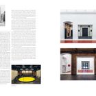 Texte beschreiben die Geschichte der Ernst Busch Hochschule für Schauspielkunst, Renovierungen und Studiobühnen.