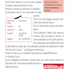 Ein Absatz handelt von Ernesto, der auf dem Weg zur Mutter eines Kardinals ist. Wörterbuch: "casa di riposo" = Altersheim.