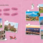 „Wie gut kennst du Italien? Verbinde die Fotos mit den passenden Städten.“
Lister mit Städten und Bildern: Pisa, Firenze.