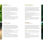 Text: Bärlauch, Weinbergslauch, Große Brennnessel, Bucheckern. Beschreibung und Verwendung der Pflanzen. Links Bilder.