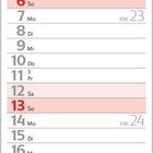 Ein Kalenderblatt zeigt den Juni 2027. Oben ein Blumenstrauß mit Lilien und anderen Blumen.