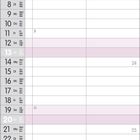 Kalenderseite Juni 2027, beginnt mit Dienstag. Wochentage mehrsprachig. Markierungen am 4., 11., 18., 27. Juni.