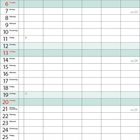Kalender Juni 2027, beginnt mit Dienstag. Wochenenden in Grün, Wochen nummeriert als KW 23 bis 26.