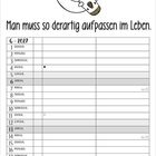 "Ich kenne Leute, die sind so alt wie ich, aber erwachsen. Man muss so derartig aufpassen im Leben." Kalender Juni 2027. Illustration: Einhörner-Plattform.