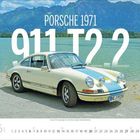 Porsche 1971, 911 T 2.2. Ein klassischer Porsche neben einem See, eingebettet in eine malerische Berglandschaft.