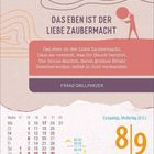 Kalender für den 8./9. Mai mit Franz Grillparzer Zitat über die Zaubermacht der Liebe. Europatag, Muttertag.