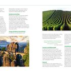 Texte: Verkehrsvorschriften, Sondervorschriften, Vorgeschriebene Ausstattung, Caravan und Wohnmobil, Fahrrad, Umweltzonen.

Oben: Ein Weinberg mit grünen Reben.

Unten: Eine Steinbrücke zwischen markanten Felsformationen.