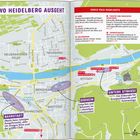 Wo Heidelberg ausgeht: Karte mit Details zu beliebten Ausgehlocations und Marco Polo Highlights wie Bars und Theater.