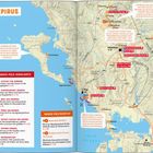 Epirus Karte mit Highlights: Altstadt Ioánnina, Silberschmiede-Museum, Türme von Papíngo, Antikes Theater von Dodóna.
